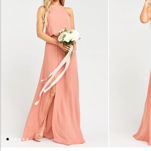Show me your mumu mauve crisp bridesmaids dress